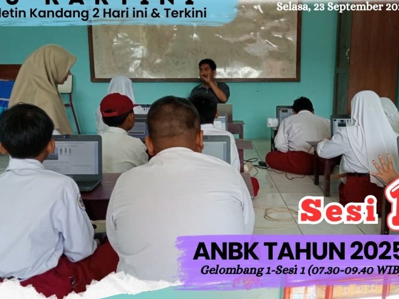 SISWA SDN 2 KANDANG  MELAKSANAKAN  ANBK